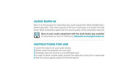 JLab Bluetooth Earbuds User Manual