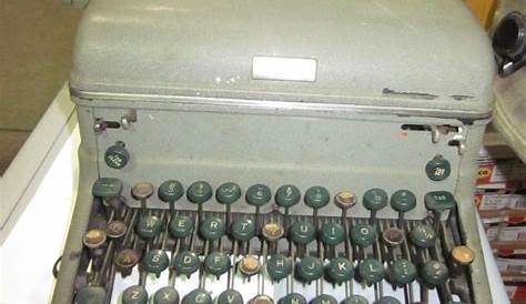 value of vintage manual royal typewriter