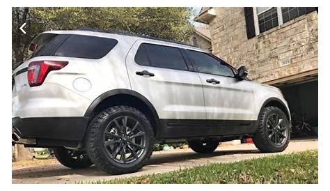 2018 ford explorer tire size p245 60r18 xlt base