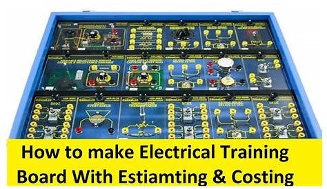 How to Make Electrical Training Board with Estimating & Costing. - YouTube