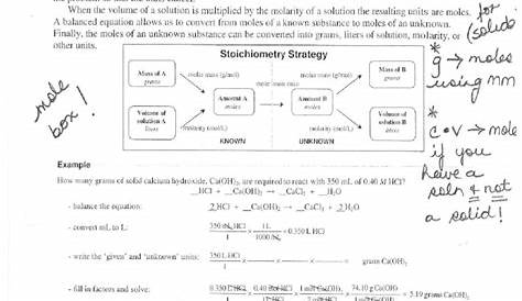 Stoichiometry Worksheet And Key Answers - paladininspire
