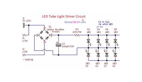 led bulb driver circuit diagram