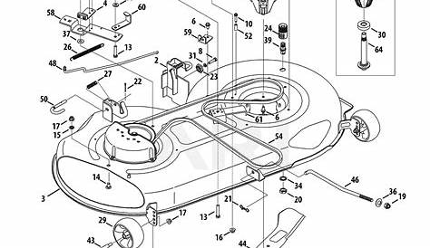 MTD 13AL771T004 (2010) Parts Diagram for Mower Deck 46-Inch