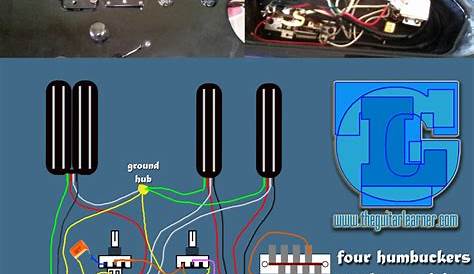 guitar pickup wiring diagram dual