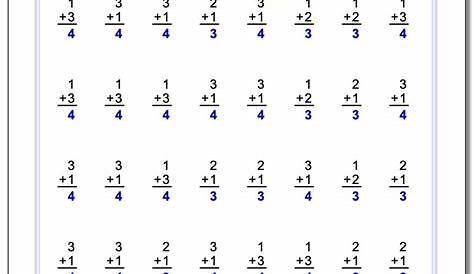 math worksheet and answer key