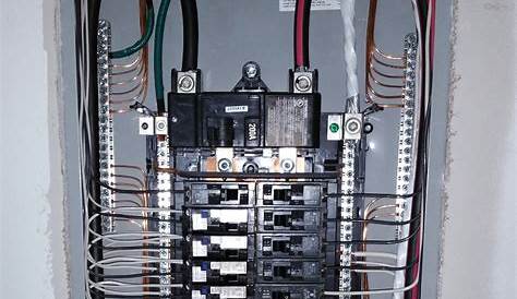 wiring service panel diagram