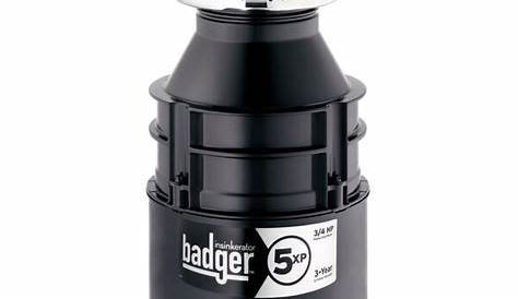 Badger 5 XP 3/4 Horsepower Garbage Disposer - Free Shipping Today