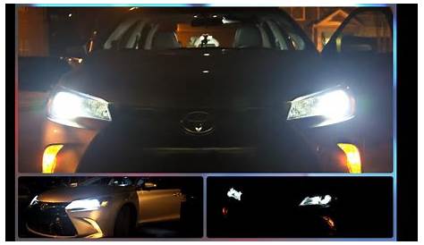 DIY - Upgrade Toyota Camry 2017 with LED Headlights & DRLs - YouTube