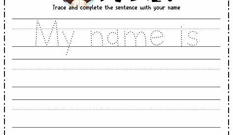 i can write my name worksheets