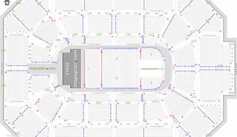 Rosemont Allstate Arena seating chart - Detailed seat & row numbers end
