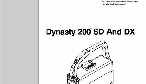 miller dynasty 400 owners manual