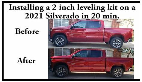 2011 Silverado Leveling Kit Before And After