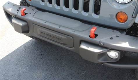 Red Tow Hooks - 2013 Jeep Wrangler Unlimited Rubicon 10th Anniversary