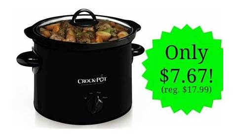 Crock-Pot Manual Slow Cooker Just $7.67! (reg. $17.99)