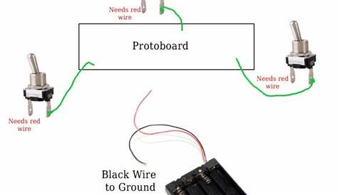 toggle switch circuit diagram