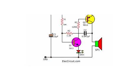Making Simple Buzzer circuit | ElecCircuit.com