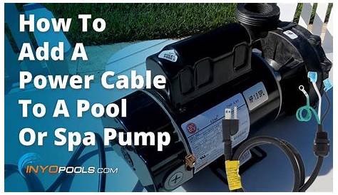How To Install A Plug And Cable On A Pool Or Spa Pump Motor - INYOPools.com