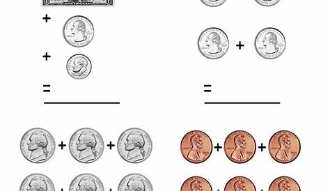 money math worksheet