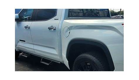NEW OEM TOYOTA TUNDRA CREW MAX 2022 & UP PREDATOR TUBE STEP BARS WITH BOLTS | Grelly USA
