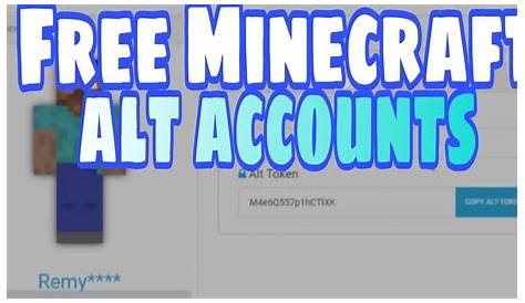 How To Get a Free Minecraft Alt Accounts || On The Way To 20 Subs - YouTube