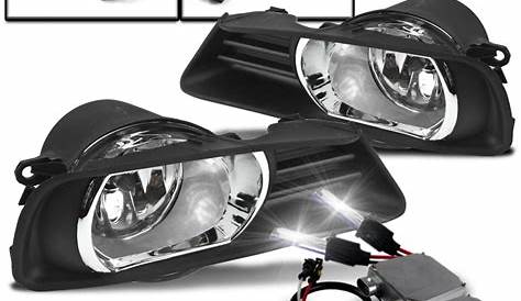 2007 2008 2009 TOYOTA CAMRY BUMPER FOG LIGHT LAMP+CHROME TRIM COVER+50W