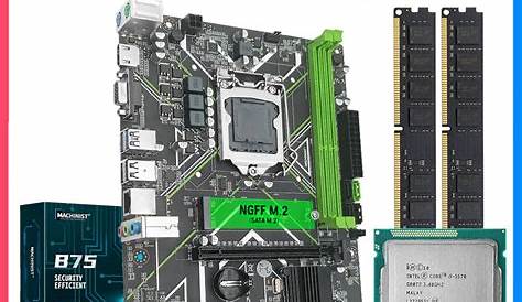 Machinist B75 Motherboard Set Kit With Intel Core I5 3570 CPU LGA 1155