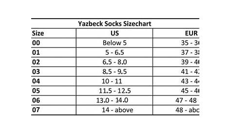 evoshield socks size chart