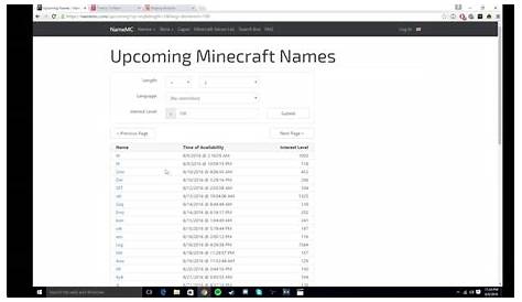 How to get OG MineCraft Names FREE - YouTube