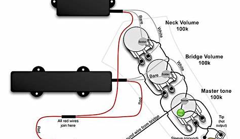active bass pickup wiring diagram