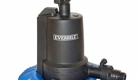 Everbilt 1/8 HP Pool Cover Pump-UT08804 - The Home Depot