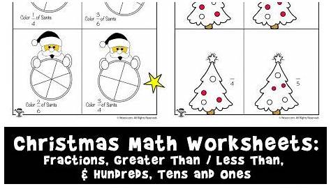 Christmas Math Worksheets 2nd Grade