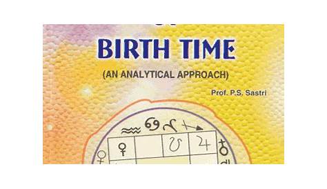 Rectification of Birth time