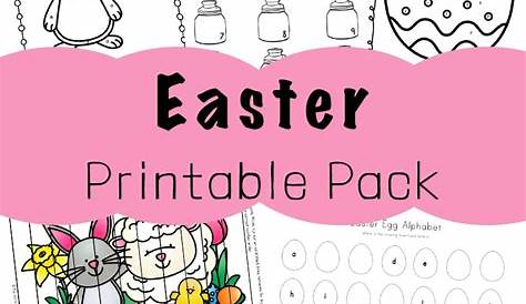 printable easter worksheets for preschoolers