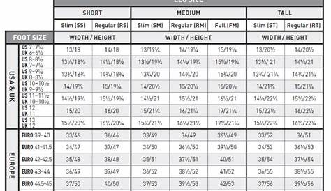 Ariat Tall Boots Size Chart