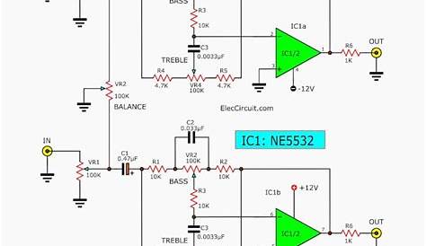 4558 ic treble circuit diagram