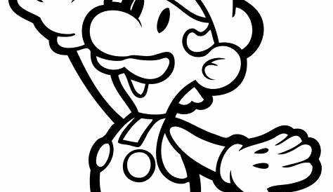 luigi coloring pages printable