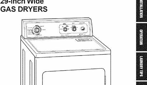 Owners Manual Kenmore Dryer Pdf / Kenmore 11073052101 User Manual Dryer