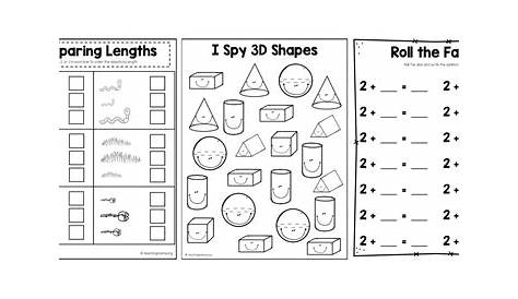 math packets for 1st grade