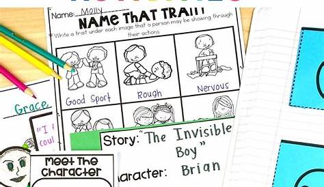 With a variety of character trait activities focusing on everything