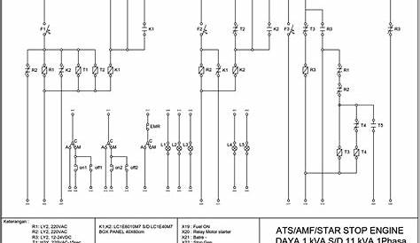 wiring diagram ats amf