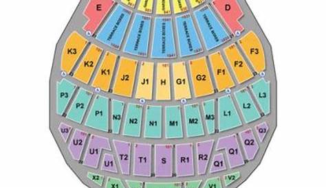 hollywood bowl seating chart detailed