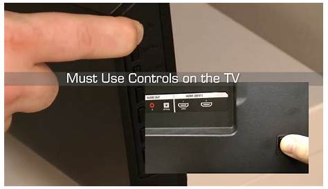 vizio smart tv manual power button