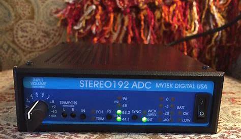 Mytek Stereo 192 ADC - Mastering Grade AD Converter | Reverb Canada