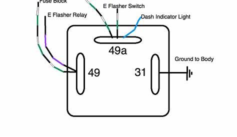 Flashers And Hazards - 3 Prong Flasher Wiring Diagram - Cadician's Blog
