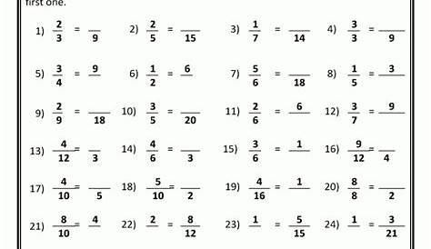 6th Grade Math Worksheets Printable Fractions - Math Worksheets Printable