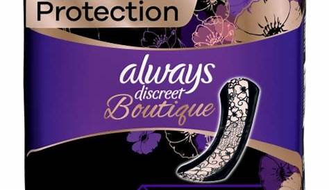 Always Discreet Adult Boutique Incontinence Pads for Women Heavy