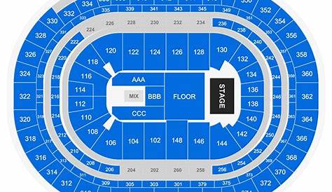 ball arena seating chart concert