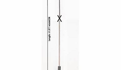 1/4 Wave antenna | PL259/UHF-Male base | 166 MHz | Primus Electronics