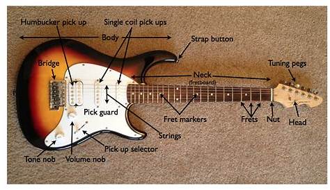 guitar diagram electric