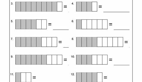 identify fractions worksheet